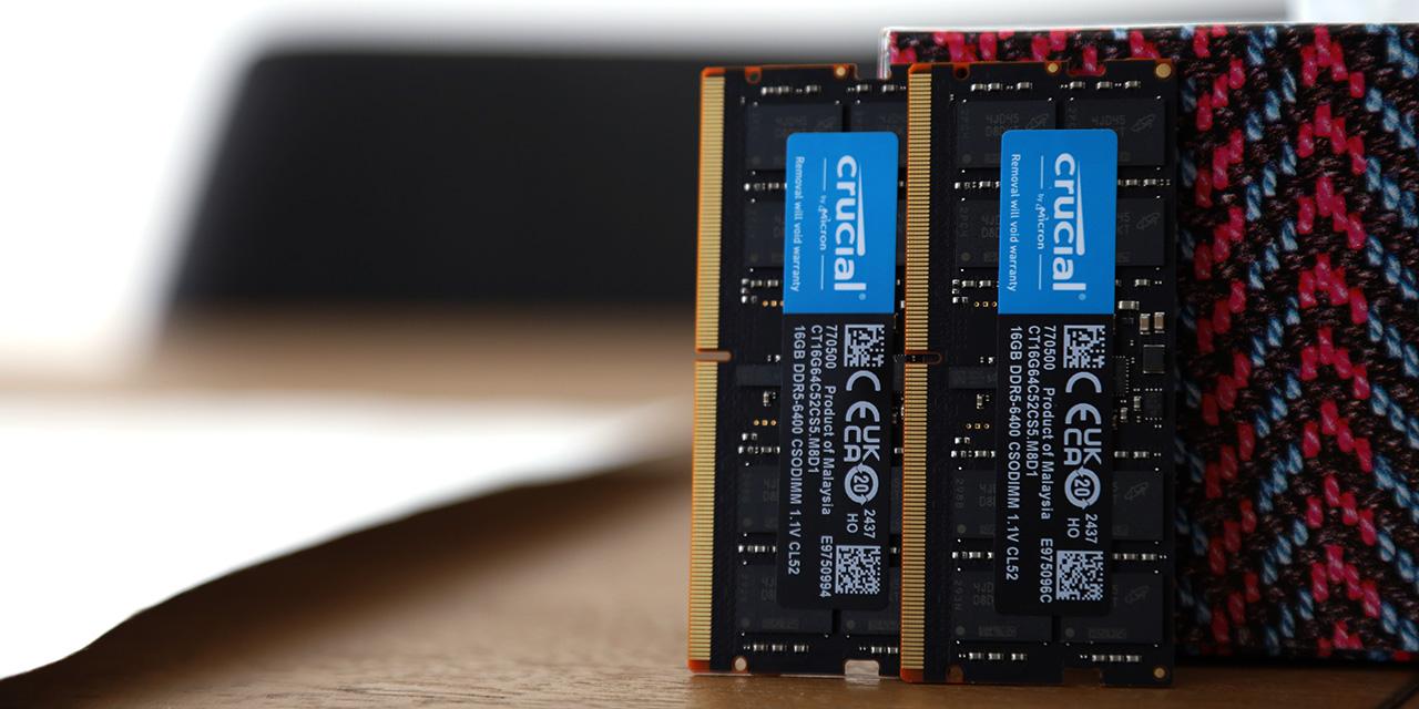 CUDIMM for Laptops: Crucial CT2K16G64C52CS5 DDR5-6400 2x16GB Report